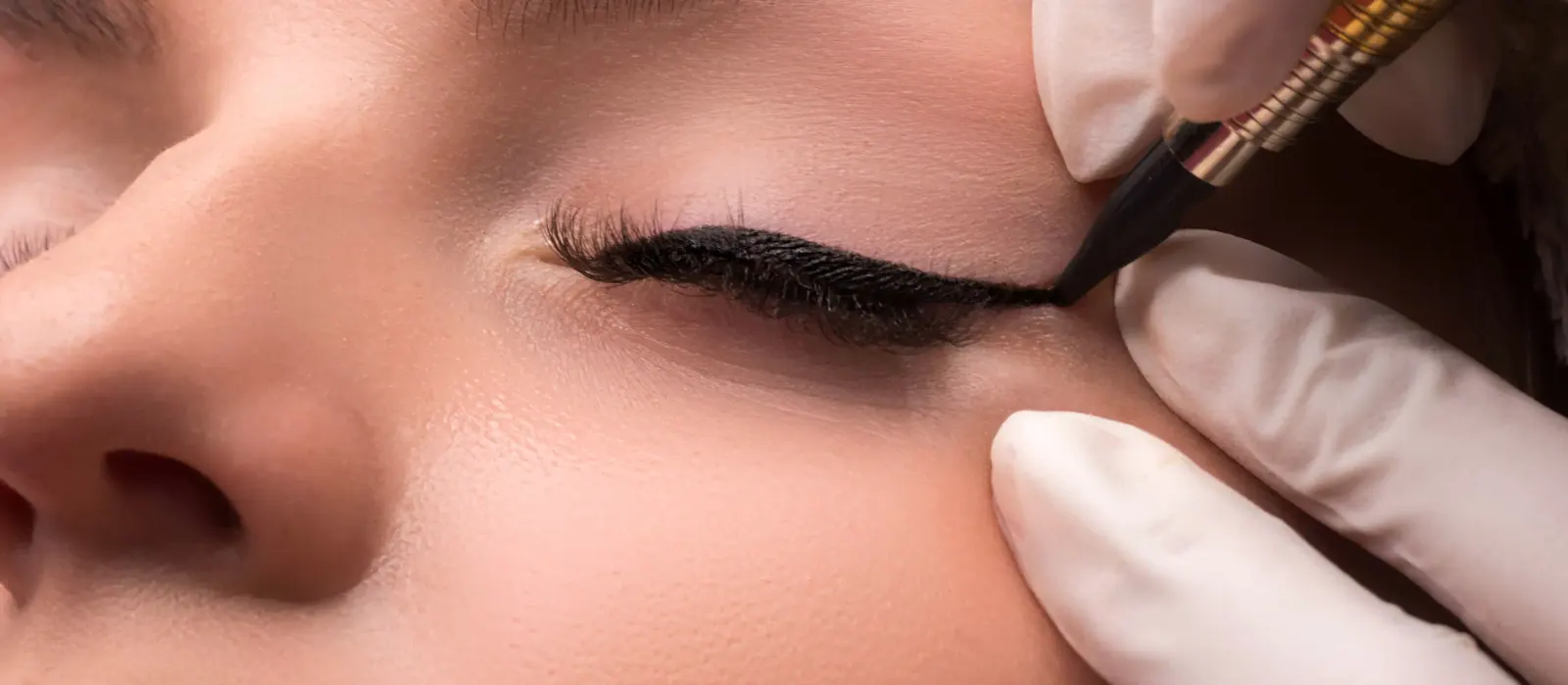 Designed Wing Eyeliner Cosmetic Tattoo Microblade Sydney